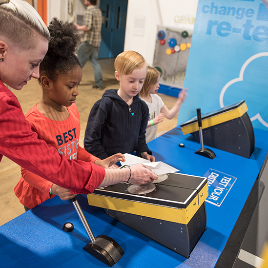 exhibit about bees and our food
